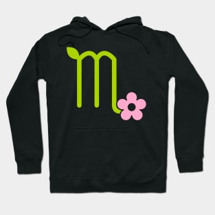 Floral Scorpio Hoodie